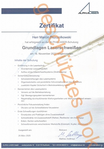 Grundlagen Laserschweißen