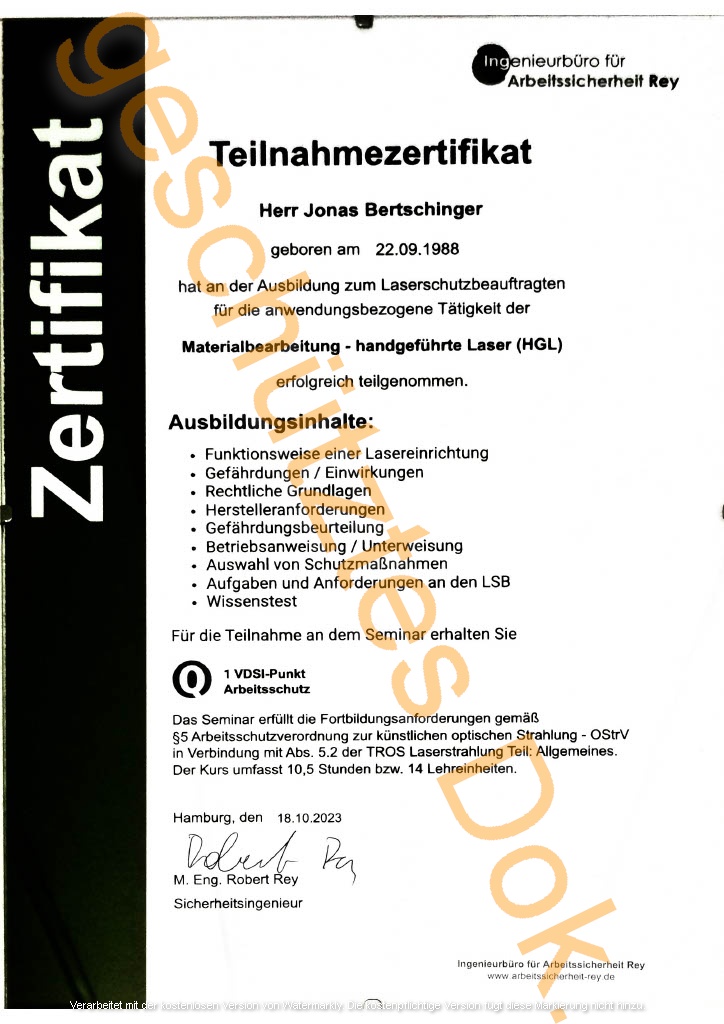 Arbeitssicherheit