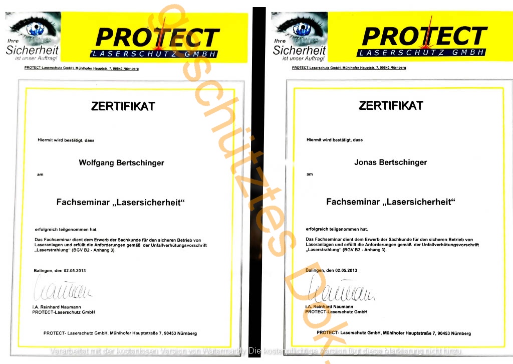 Laserschutz